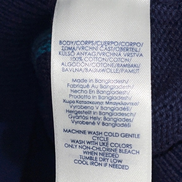 Chaps Original Crewneck Striped Cotton Sweater New - Picture 4 of 4